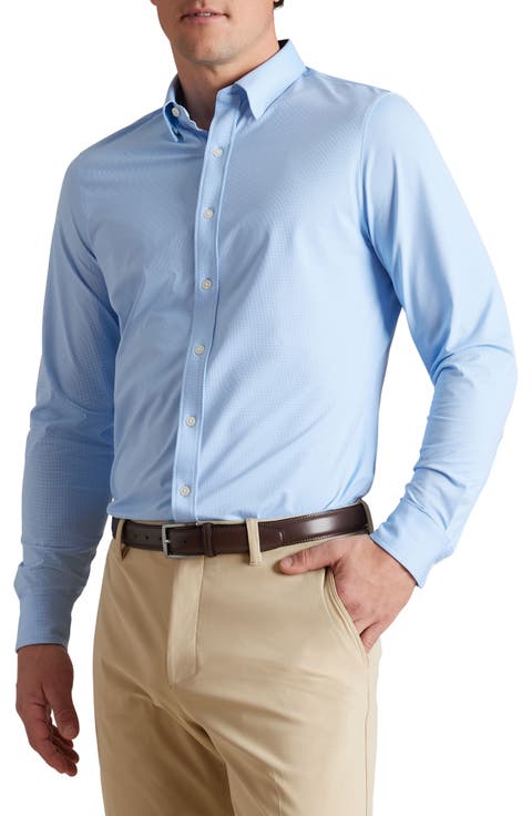 Commuter Slim Fit Performance Button-Up Shirt