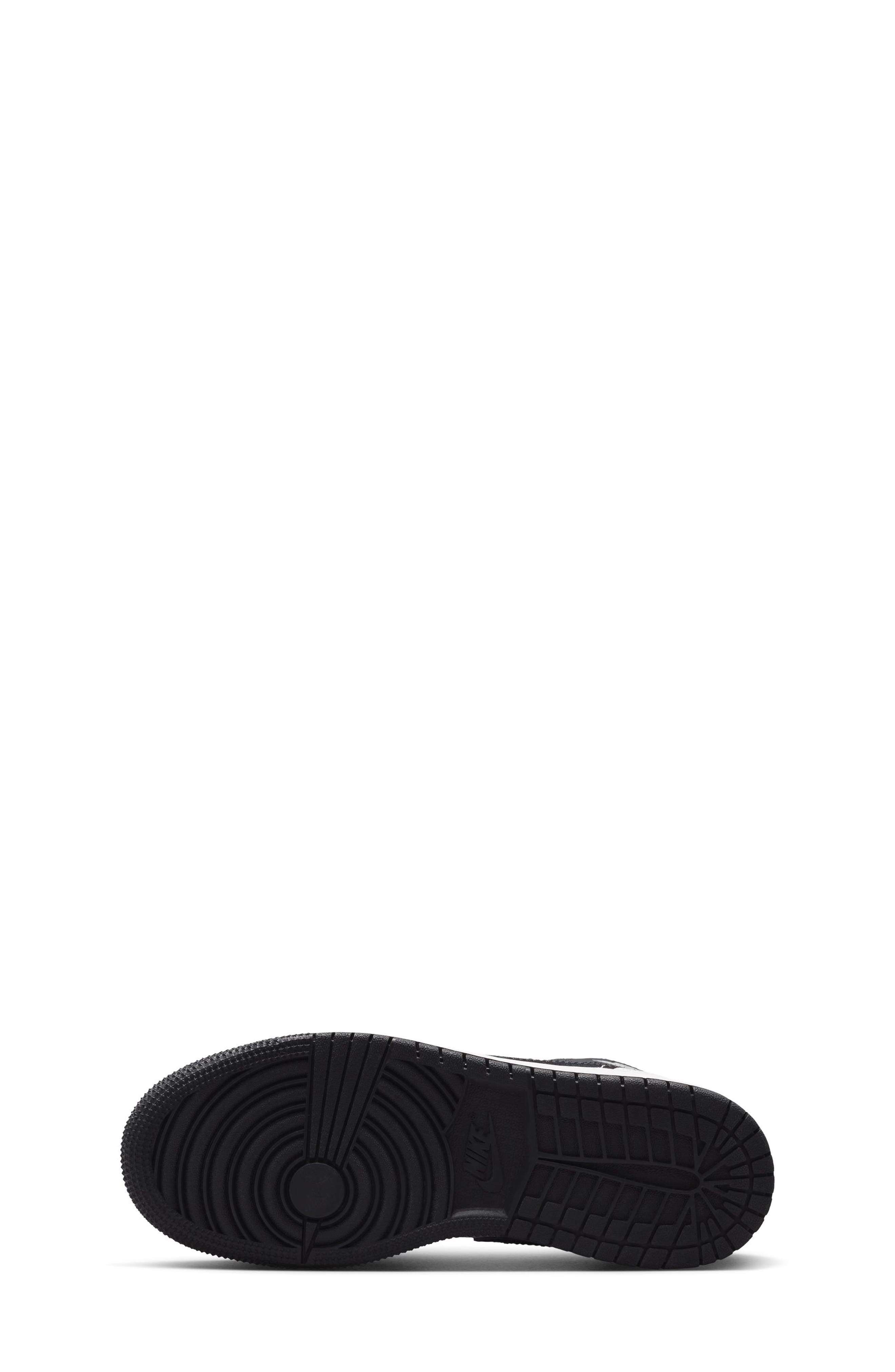 Jordan Kids' Air Jordan 1 Mid Sneaker, Alternate, color, Summit White/ Black/ Infrared