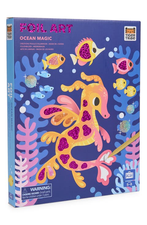 Ocean Magic Foil Art Activity Set