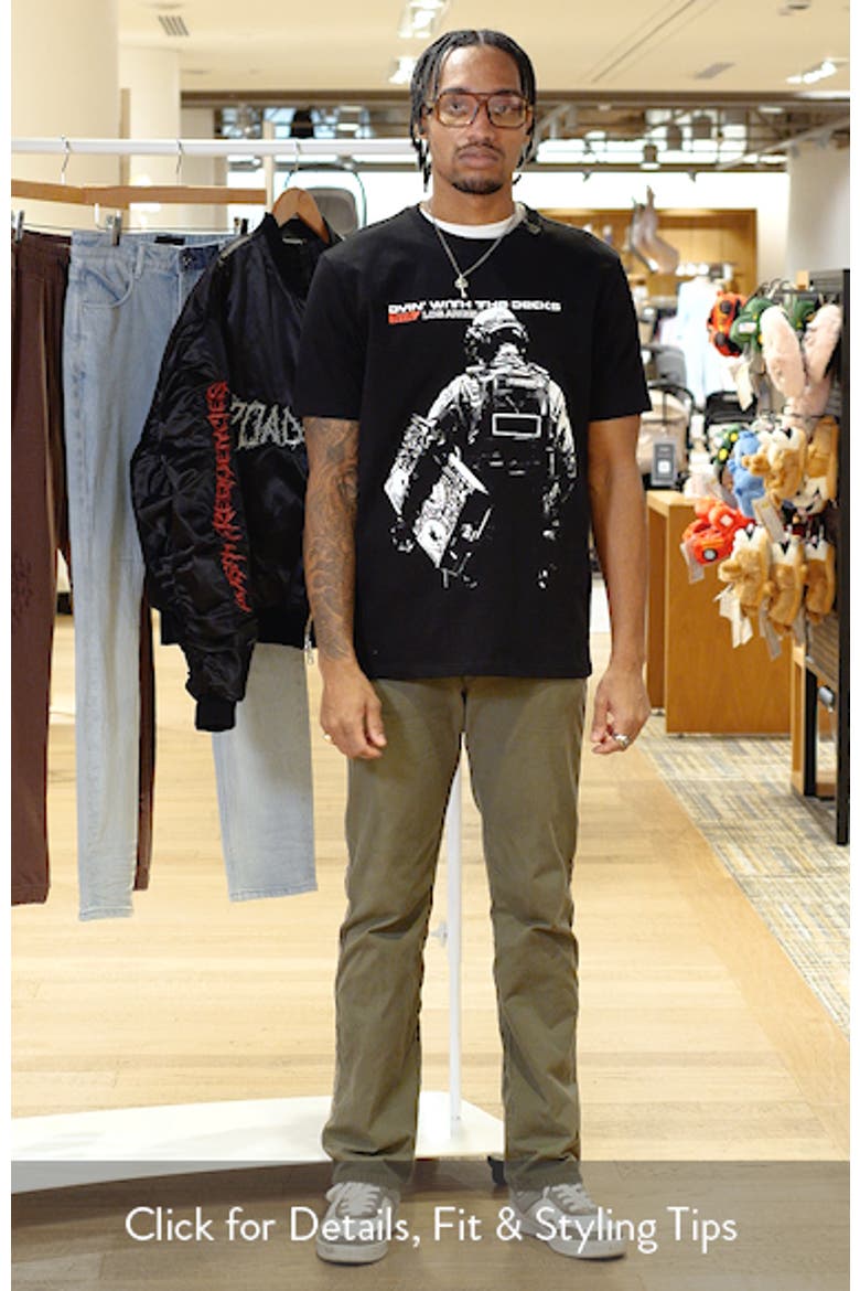Liam Black Deck Graphic T-Shirt video
