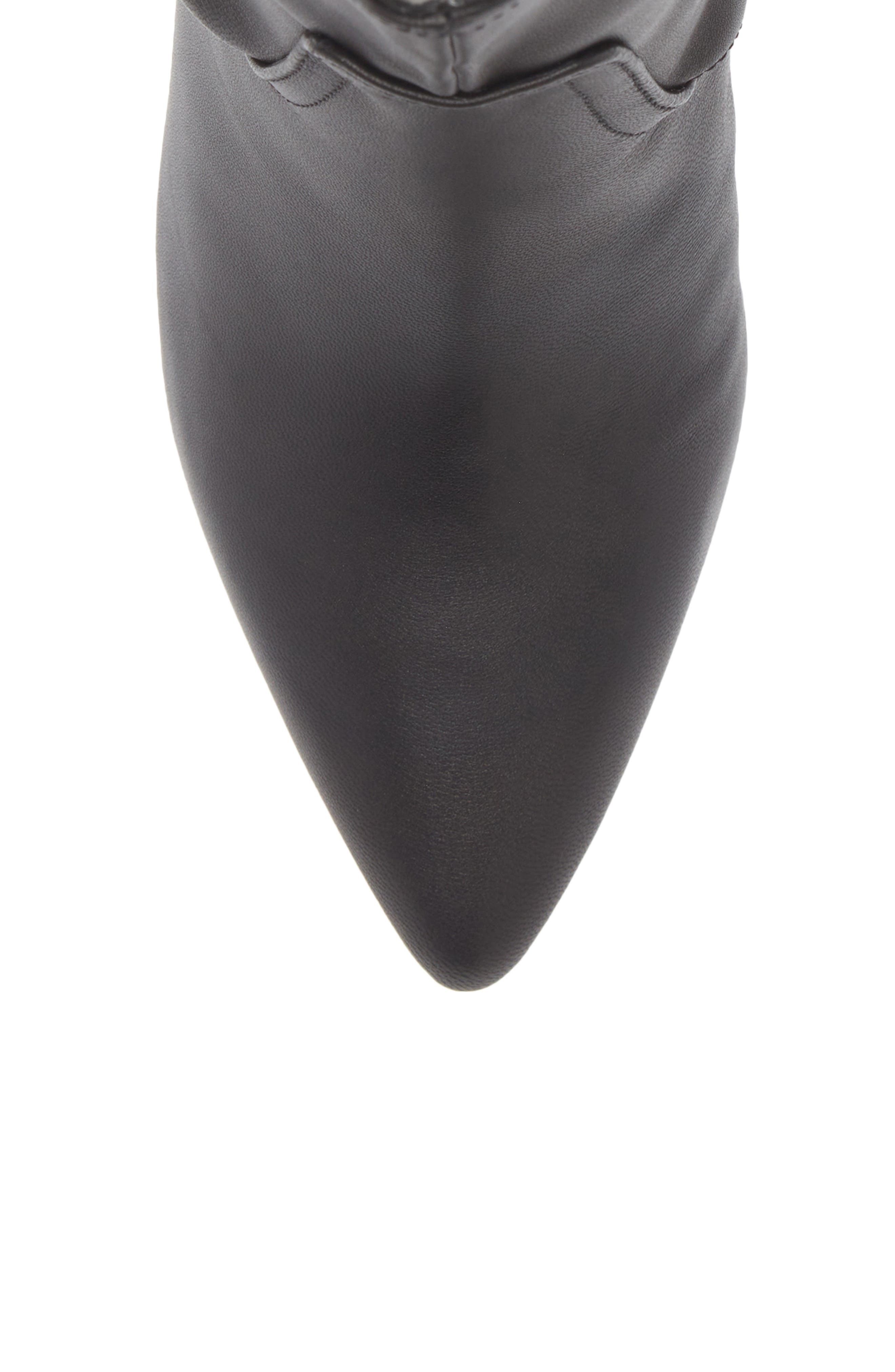 KOKO + PALENKI Totally Western Boot, Alternate, color, Black Leather