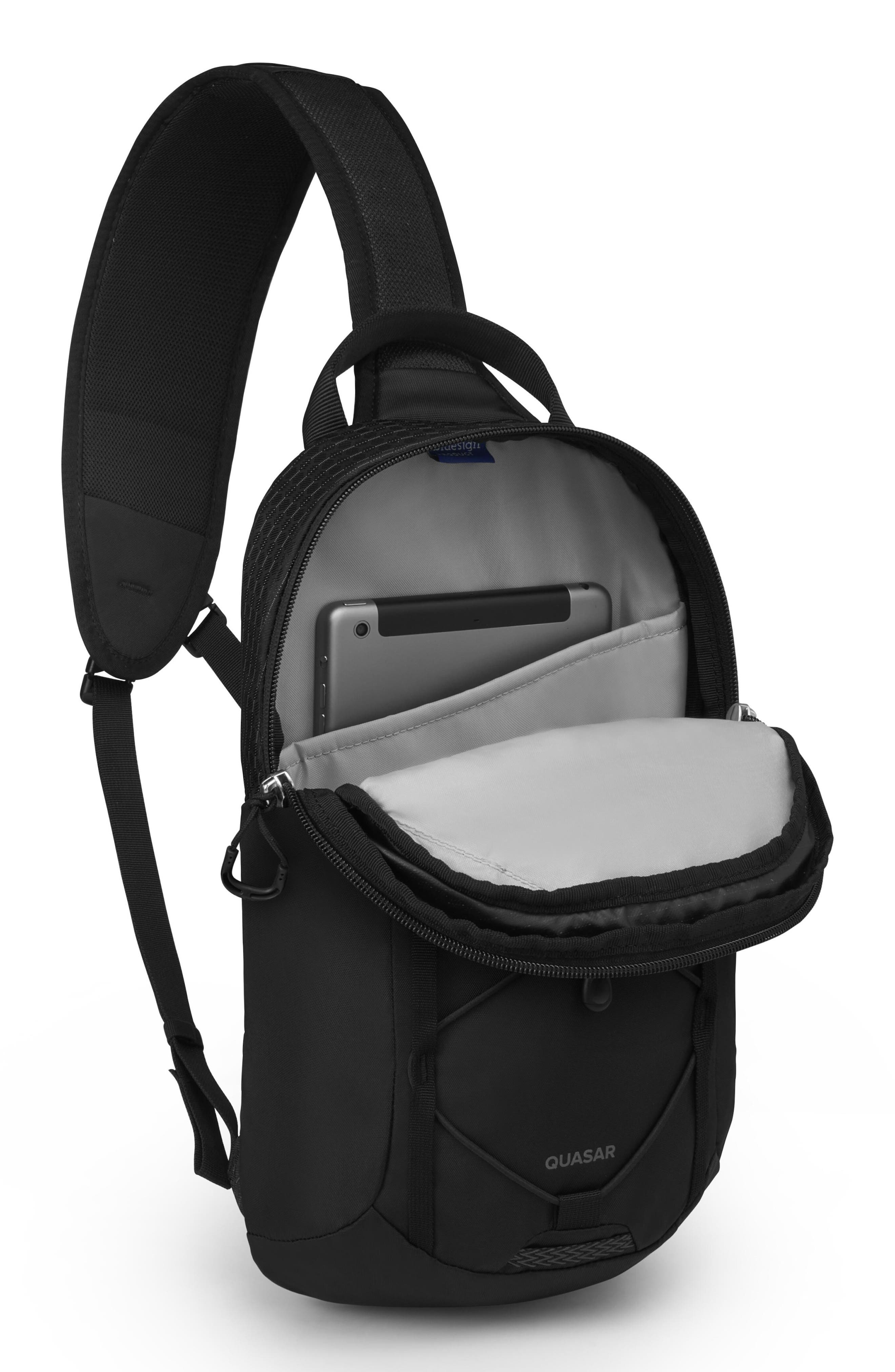 Osprey Quasar Sling Bag, Alternate, color, Black
