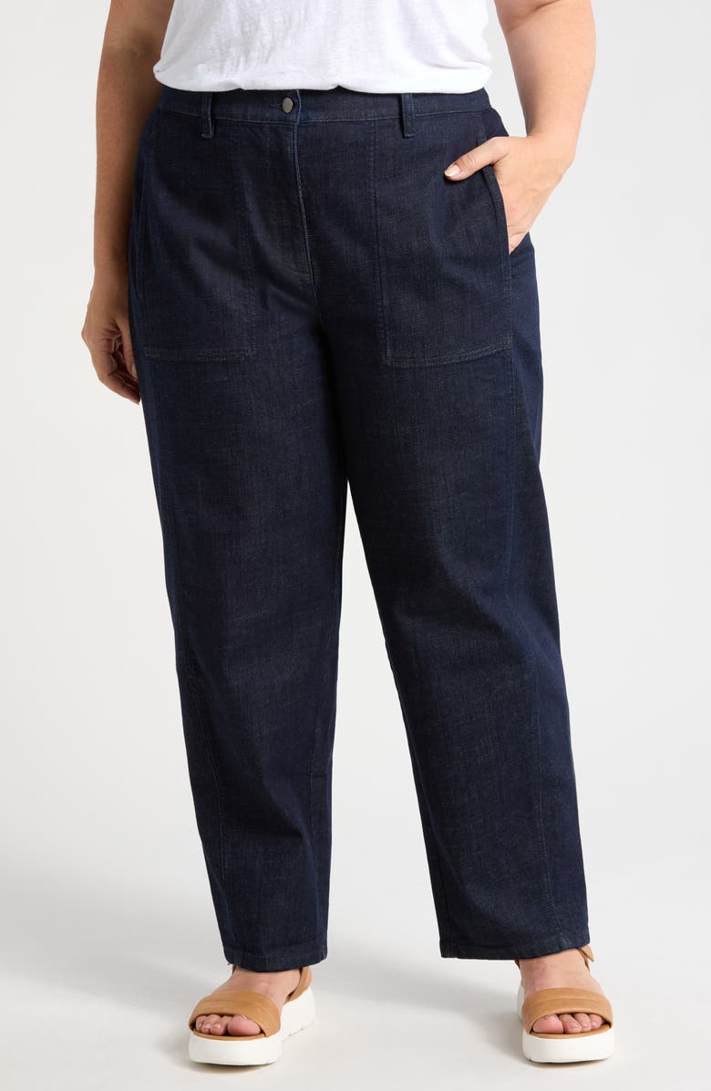 Eileen Fisher Ankle Lantern Jeans, Main, color, 