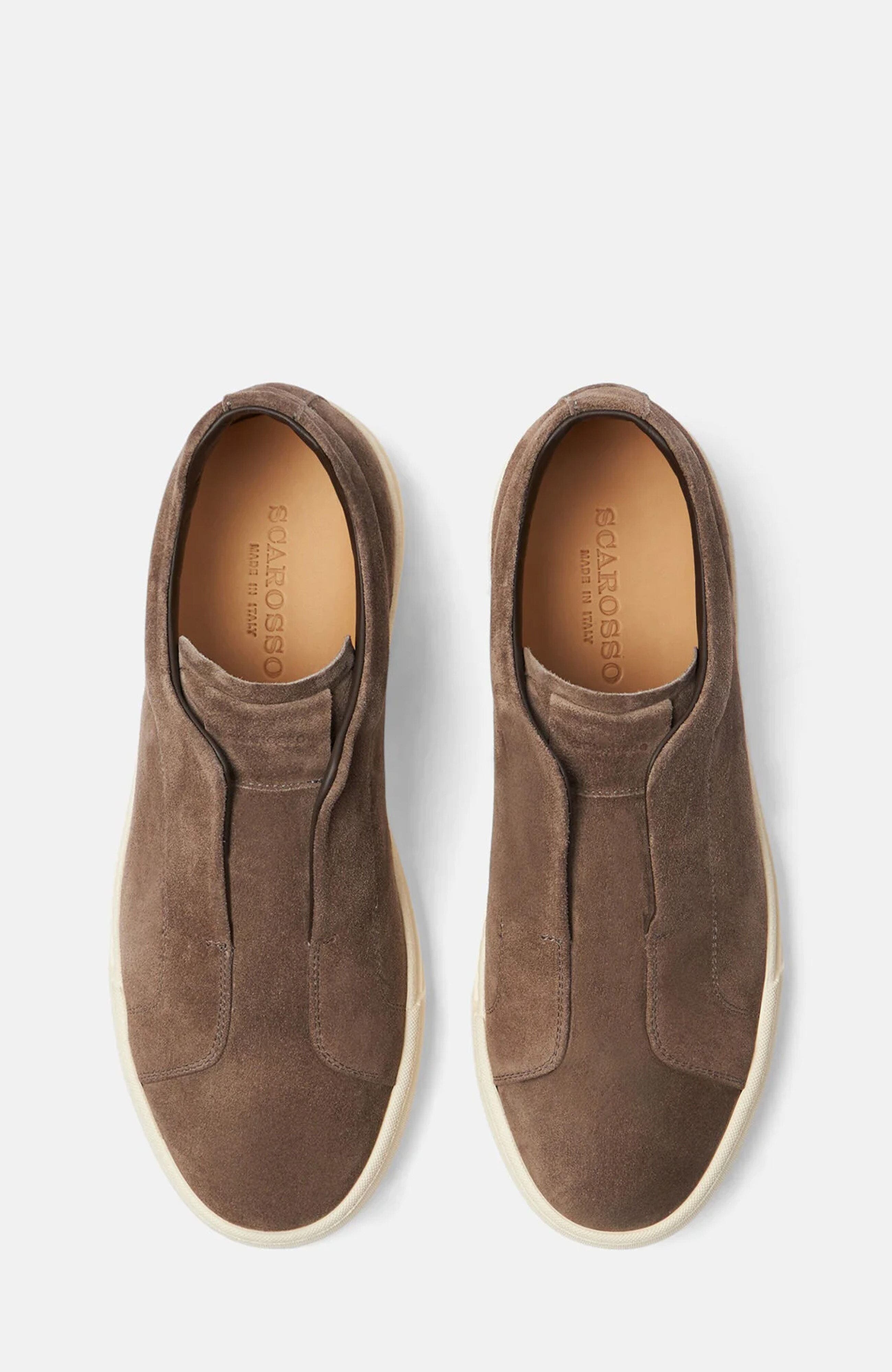 Luca Sneakers, Alternate, color, Taupe - Suede