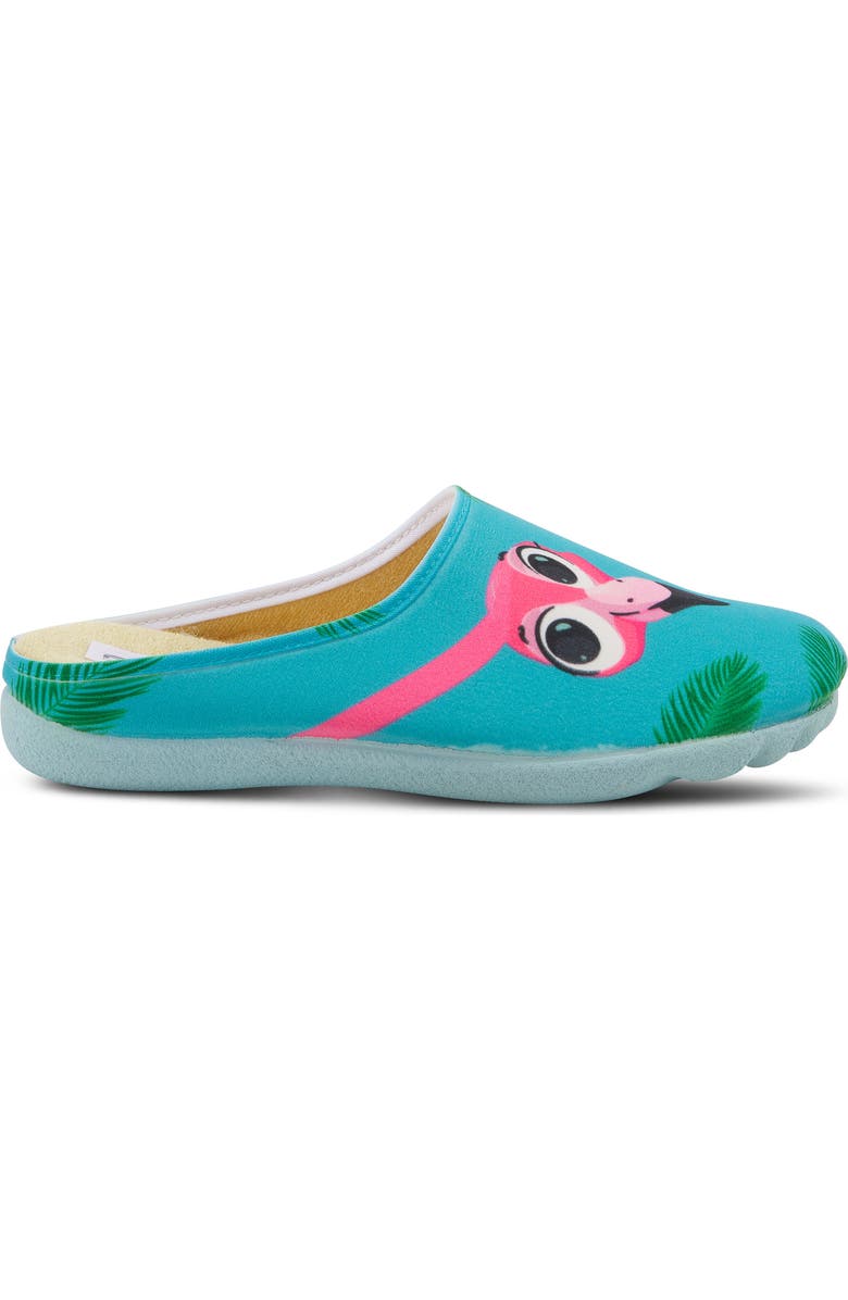 Flexus by Spring Step Miss Beaks Print Slipper, Alternate, color,
