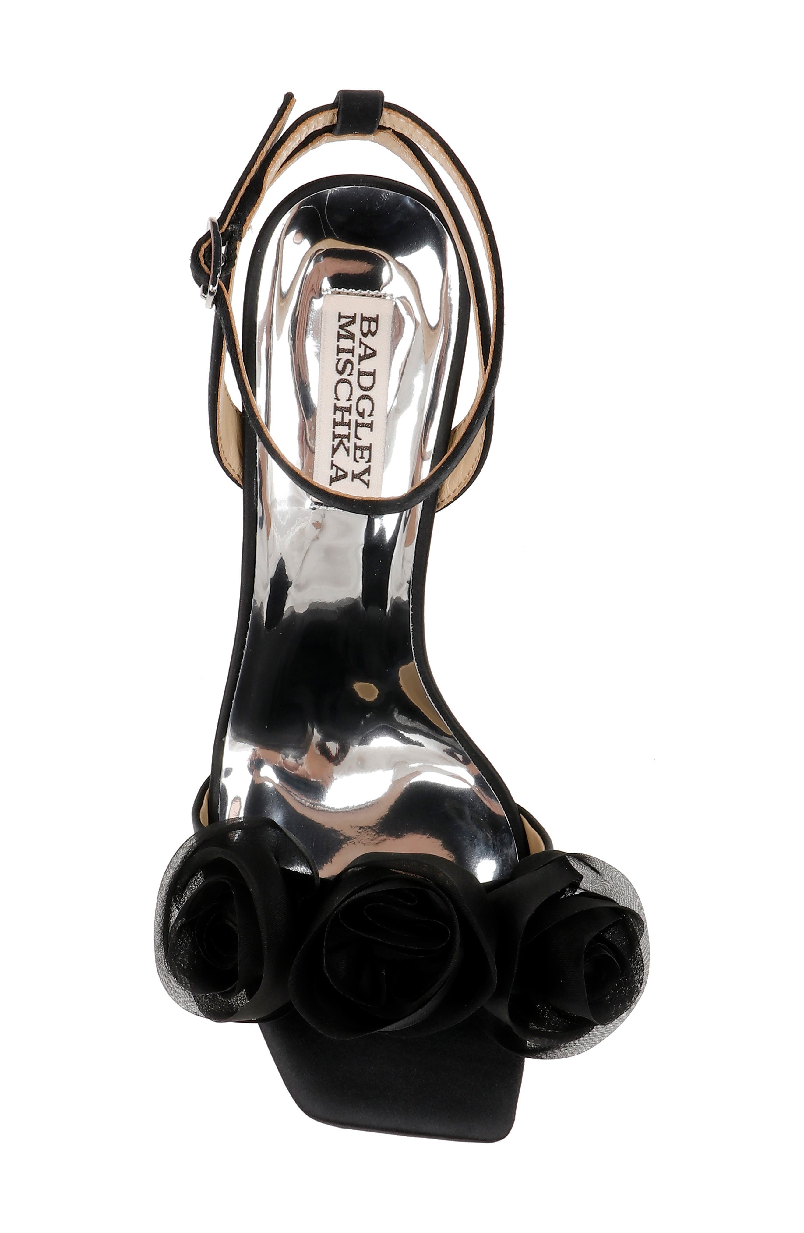 Badgley Mischka Collection Carli Rose Square Toe Sandal, Alternate, color, 