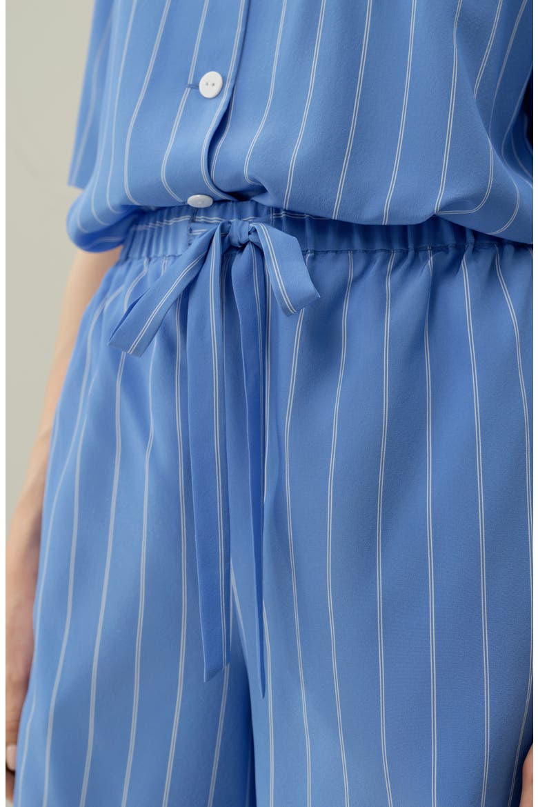 Women's Amalfi Striped Silk Short, Alternate, color, Amalfi Stripe