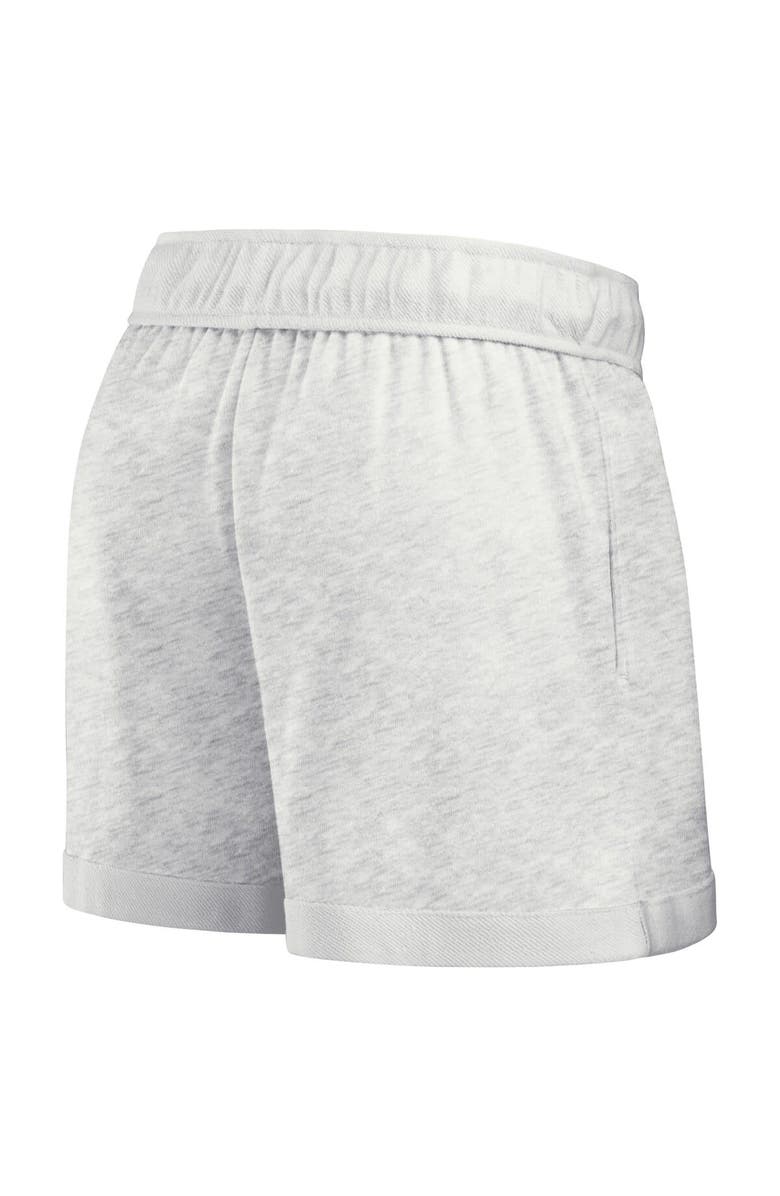 FANATICS Women's Fanatics Branded Oatmeal Miami Dolphins Vintage Badge Shorts, Alternate, color, Oatmeal