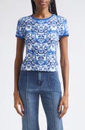 Alice + Olivia Onie Ringer Cotton Baby Tee