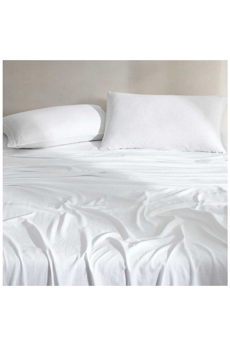 Soho Cotton Sheet Set, Alternate, color, WHITE