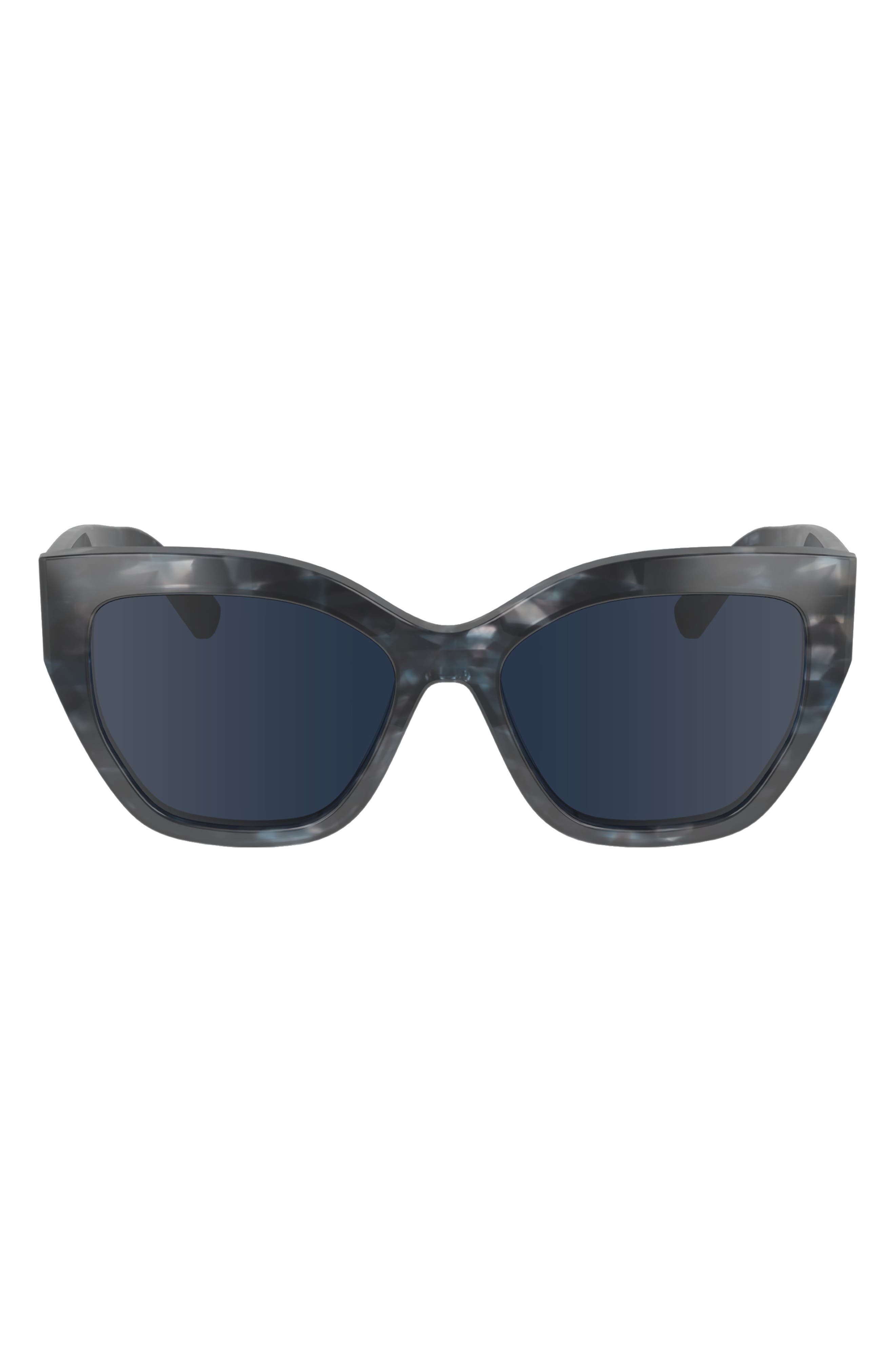 Longchamp 55mm Butterfly Sunglasses