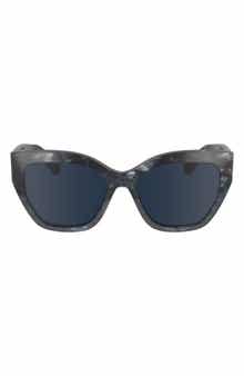 Longchamp 55mm Butterfly Sunglasses