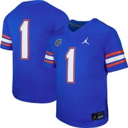 Jordan Brand Youth Jordan Brand #1 Royal Florida Gators Untouchable Replica Game Jersey