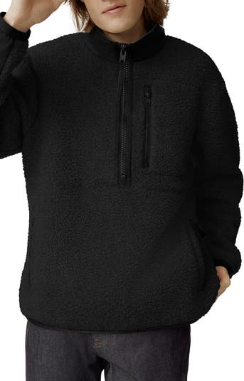 白ロゴ!【 】暖かフリース RENFREW FLEECE PULLOVER Canada Goose Renfrew Wool Blend Fleece Half Zip Pullover