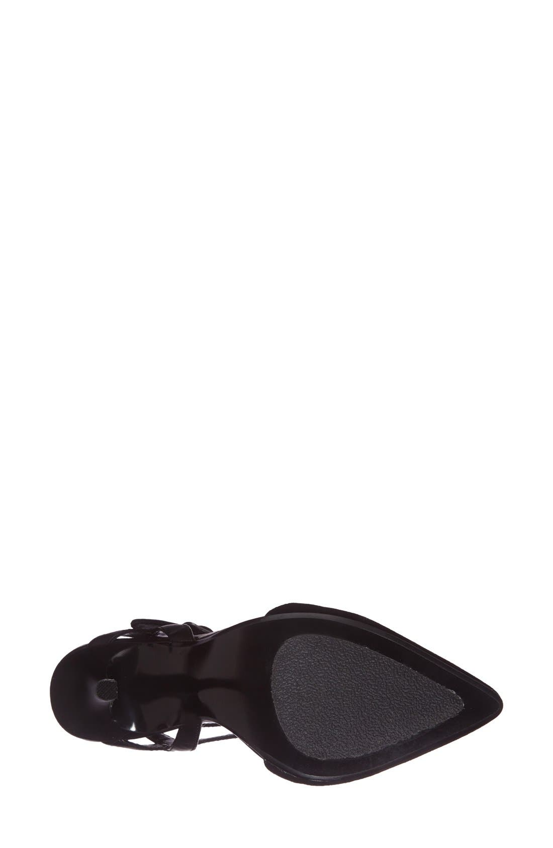 'Porttt' Suede Pump, Alternate, color, BLACK SUEDE