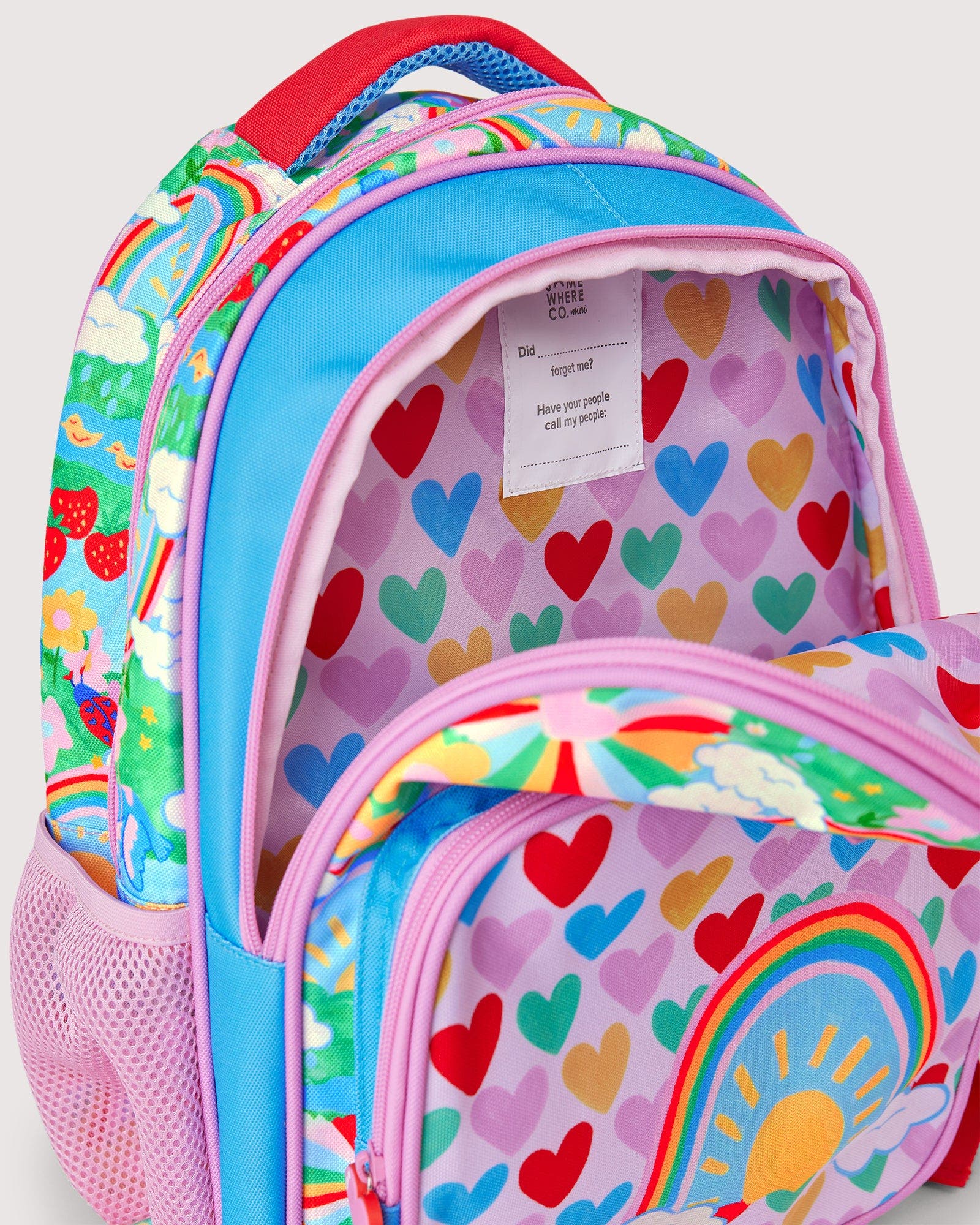Rainbow Garden Mini Explorer Backpack, Alternate, color, Rainbow Garden