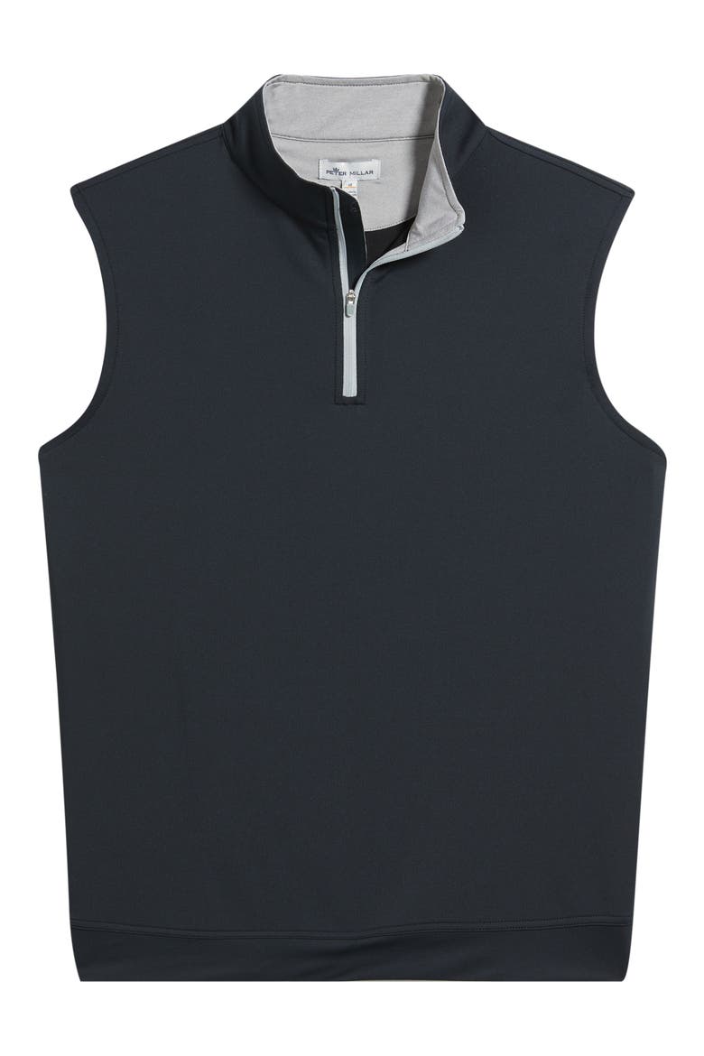 Galway Performance Quarter Zip Vest, Alternate, color, BLACK