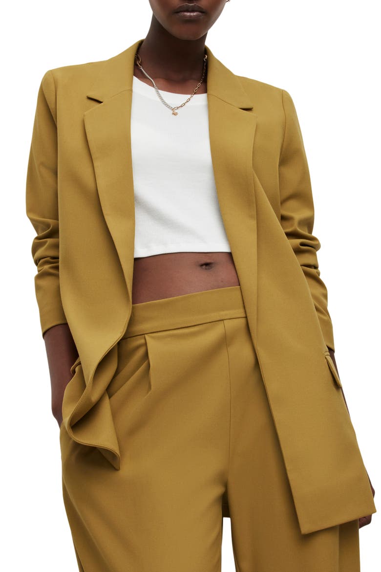 Aleida Blazer, Main, color, ECRU OLIVE