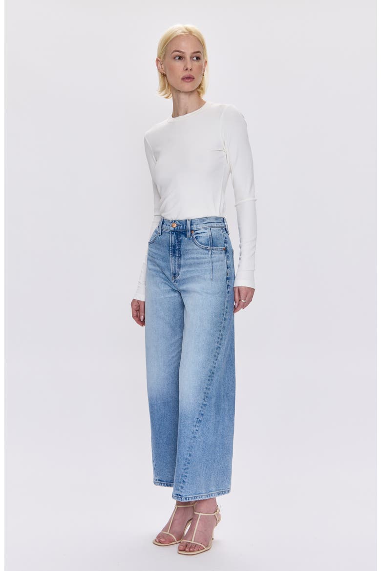 Kyra High Waist Wide Leg Jeans, Alternate, color, TERRACE