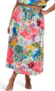 City Chic Sarina Print Maxi Skirt