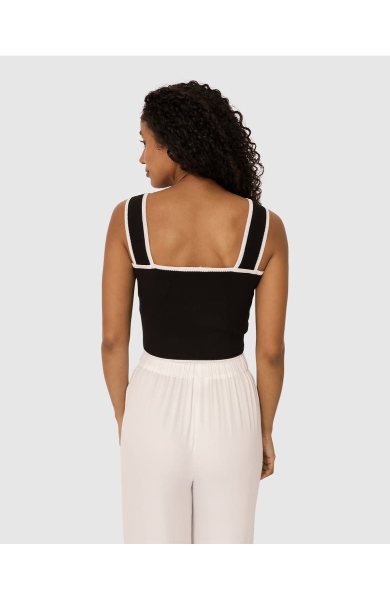 Belle & Bloom Forevermore Knitted Top, Alternate, color, Black