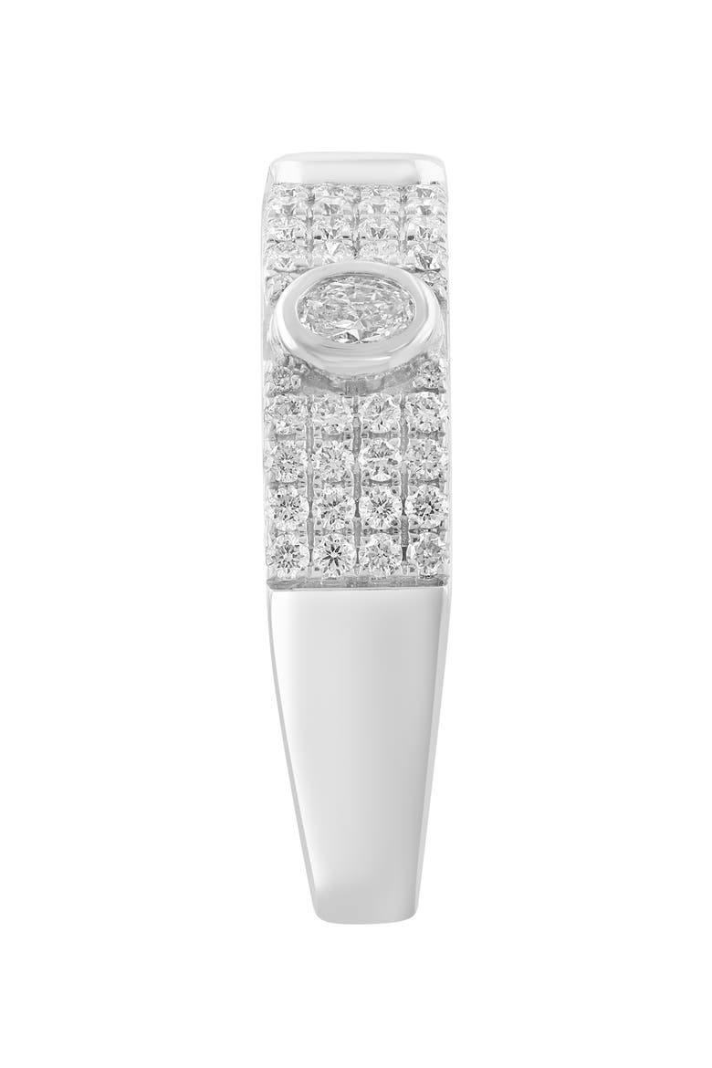 Sterling Silver Lab Grown Diamond Band Ring, Alternate, color, SILVER