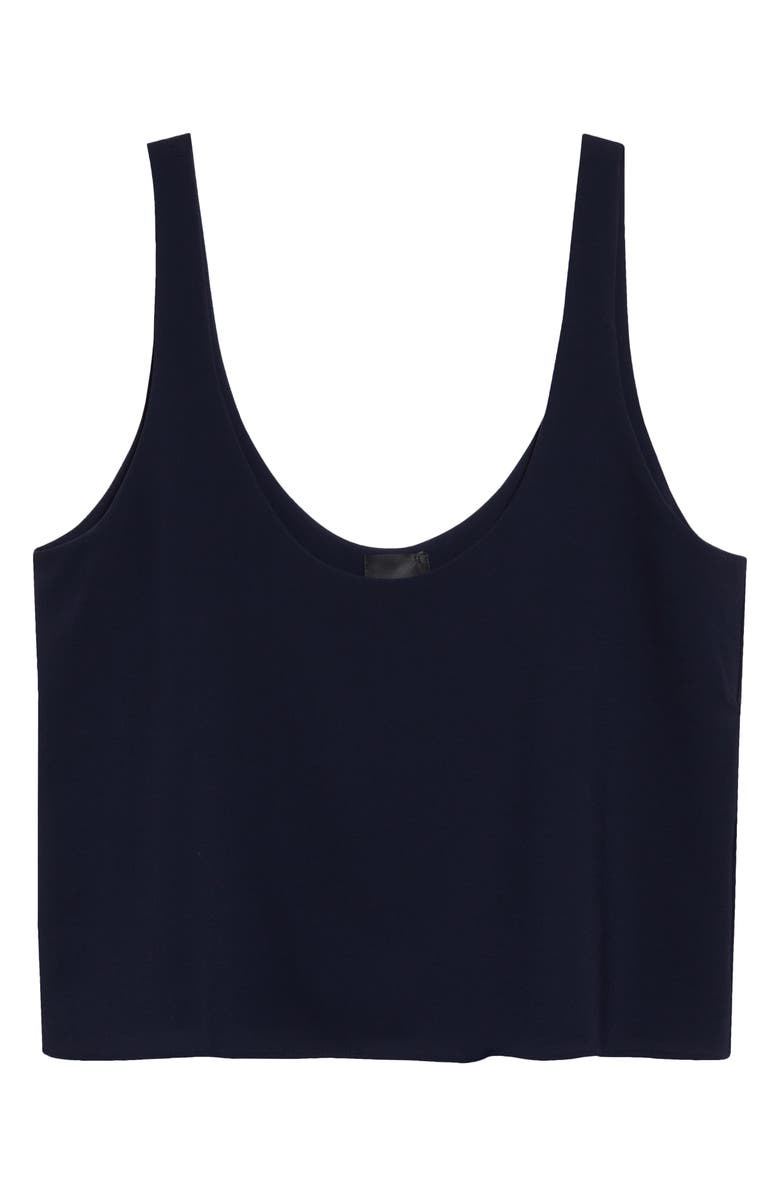 LESET Ari Scoop Crop Tank, Main, color, Midnight