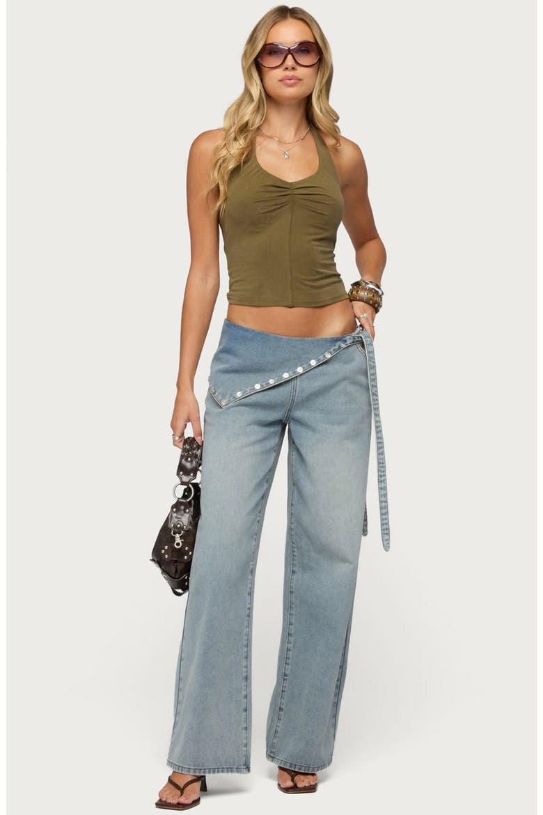 Montanah Halter Top, Alternate, color, OLIVE