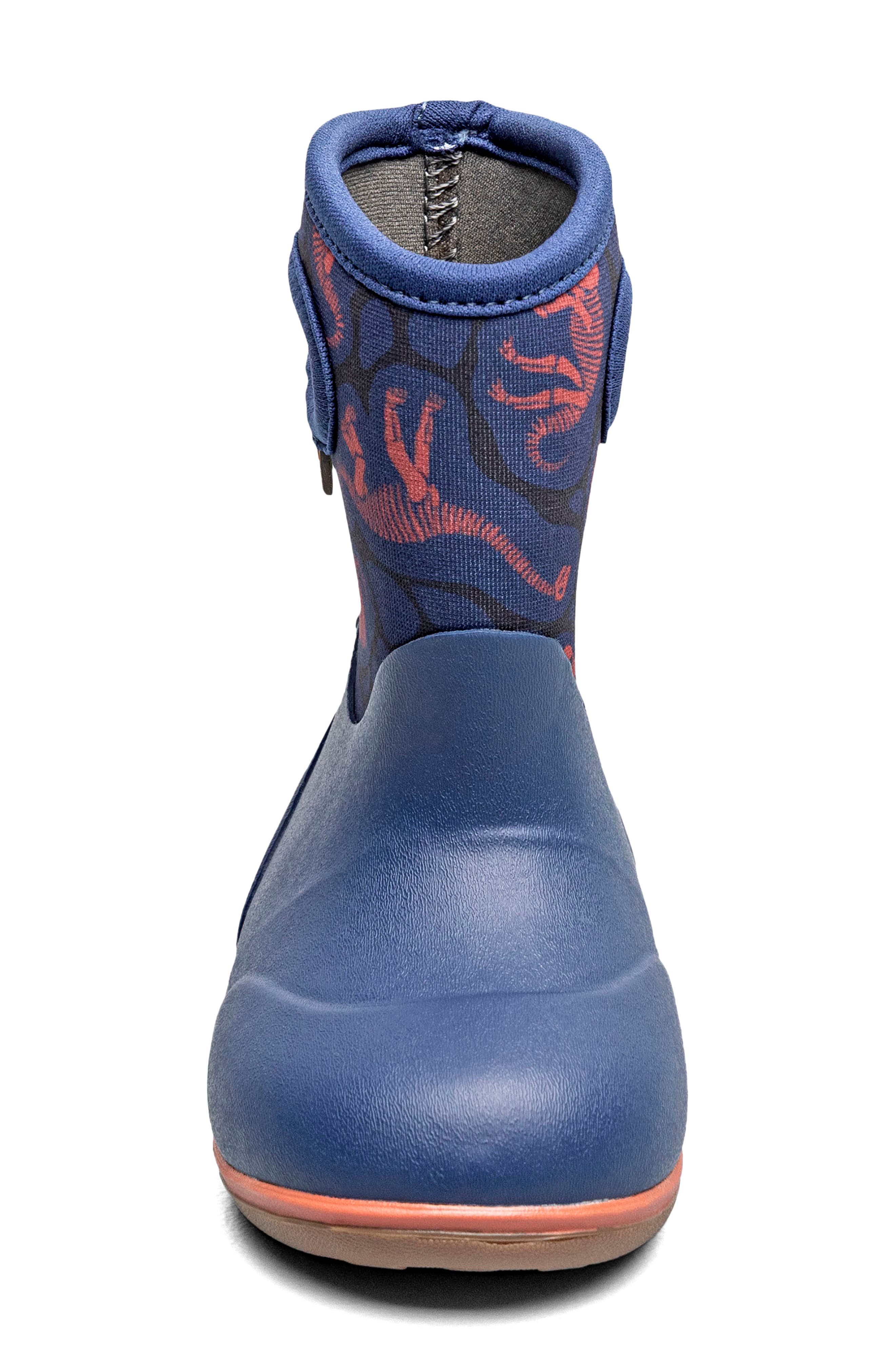 Kids' Baby Classic Archaeology Waterproof Rain Boot, Alternate, color, NAVY MULTI