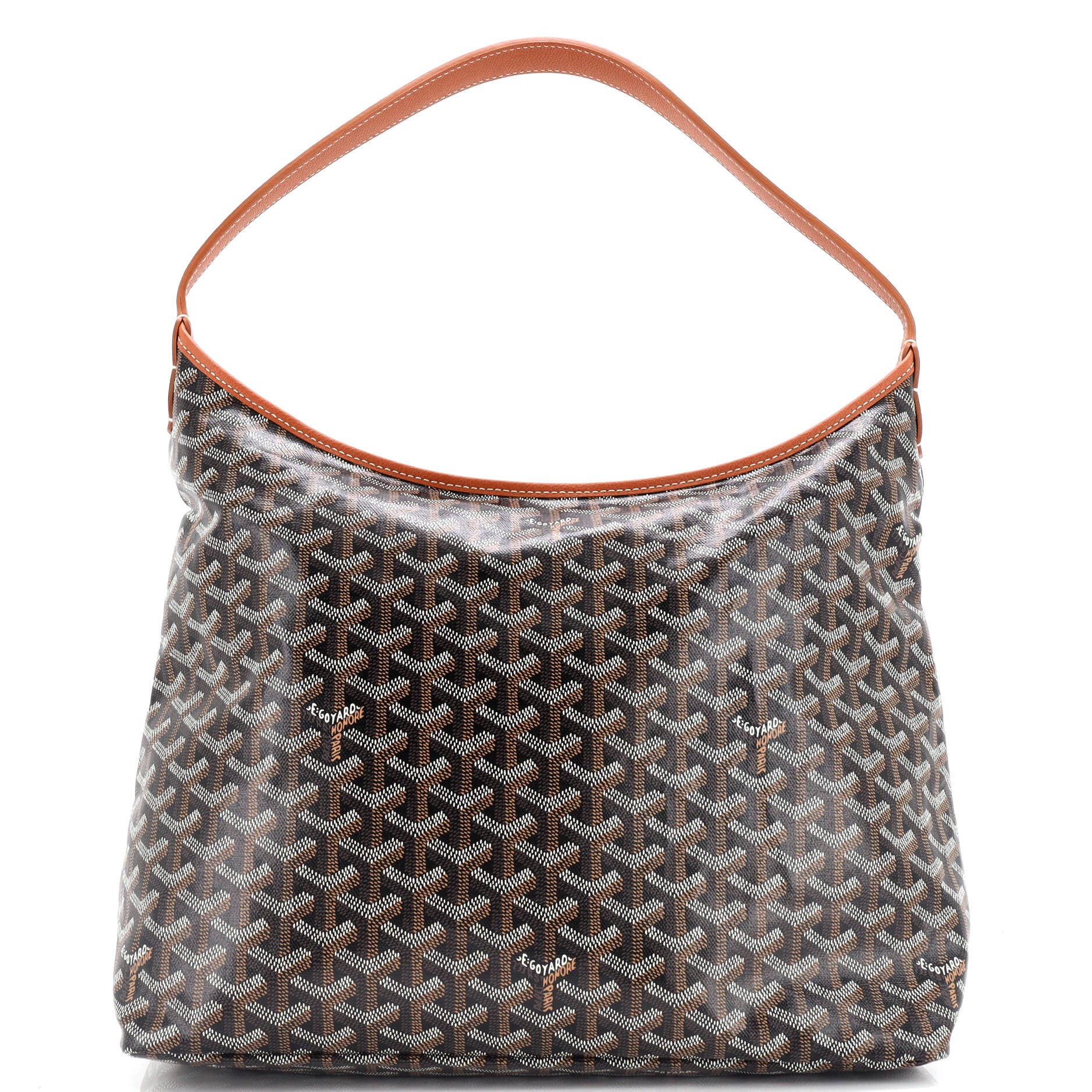 Pre-Owned Goyard Boheme Hobo Coated Canvas, Main, color, 