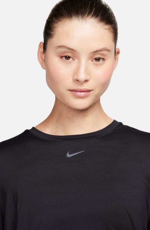 Nike One Classic Dri-fit Long Sleeve Training Top In Black