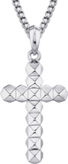 Michael M Men's 3D Tetra Cross Pendant