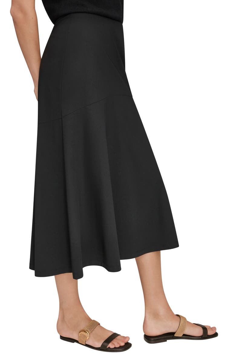 Flared Hi-Low Skirt, Alternate, color, BLACK