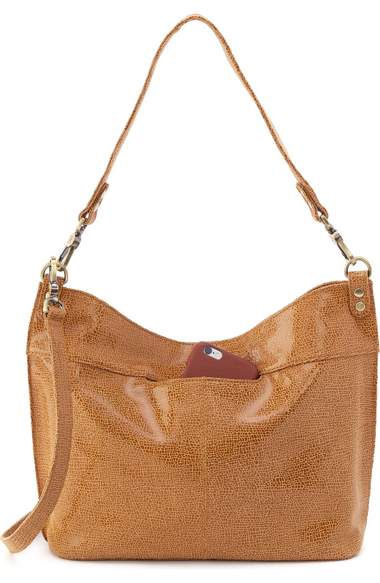 HOBO Pier Leather Tote, Alternate, color, Cedar Crackle Print