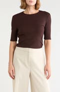 Vince Ribbed Knit Top