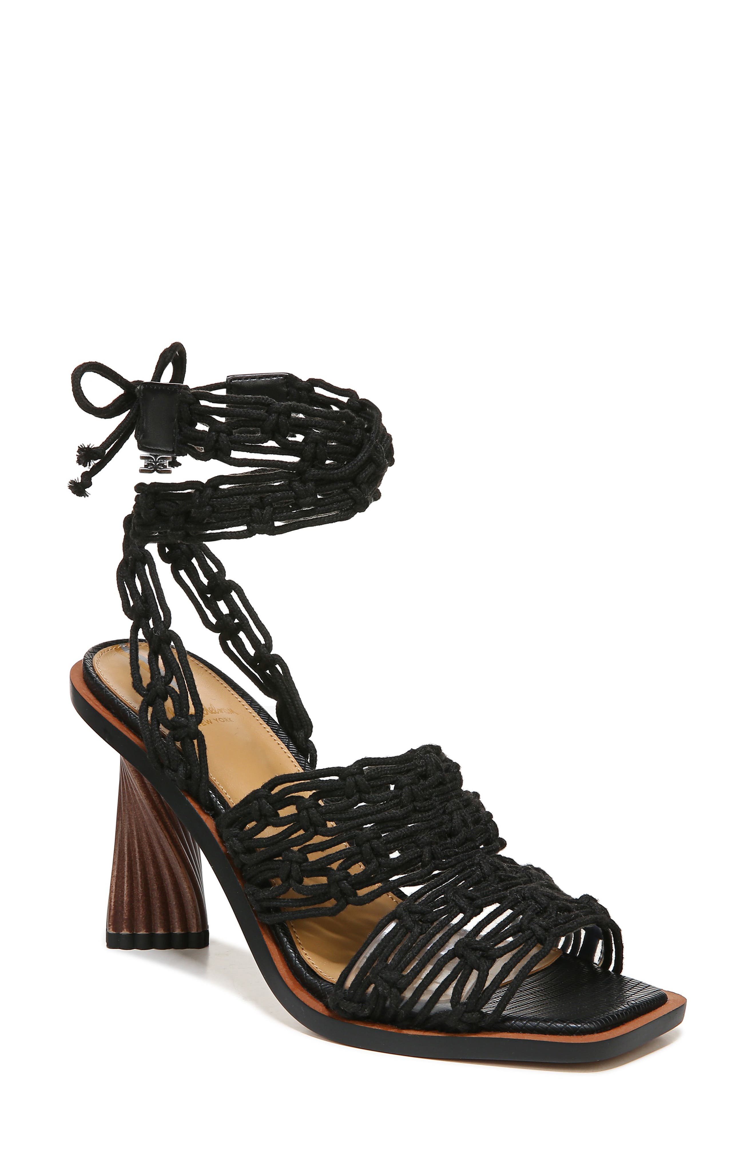 Sam Edelman Harleigh Strappy Sandal, Main, color, Black