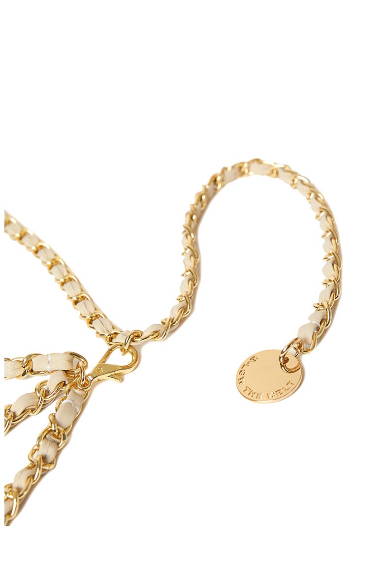 Mini Gissel Chain Belt, Alternate, color, BONE GOLD