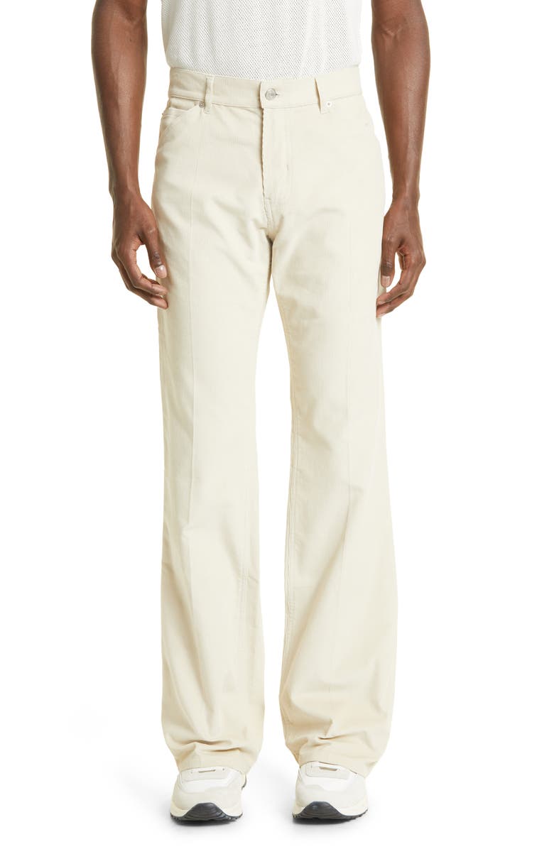Courrèges Bootcut Corduroy Pants, Main, color, 