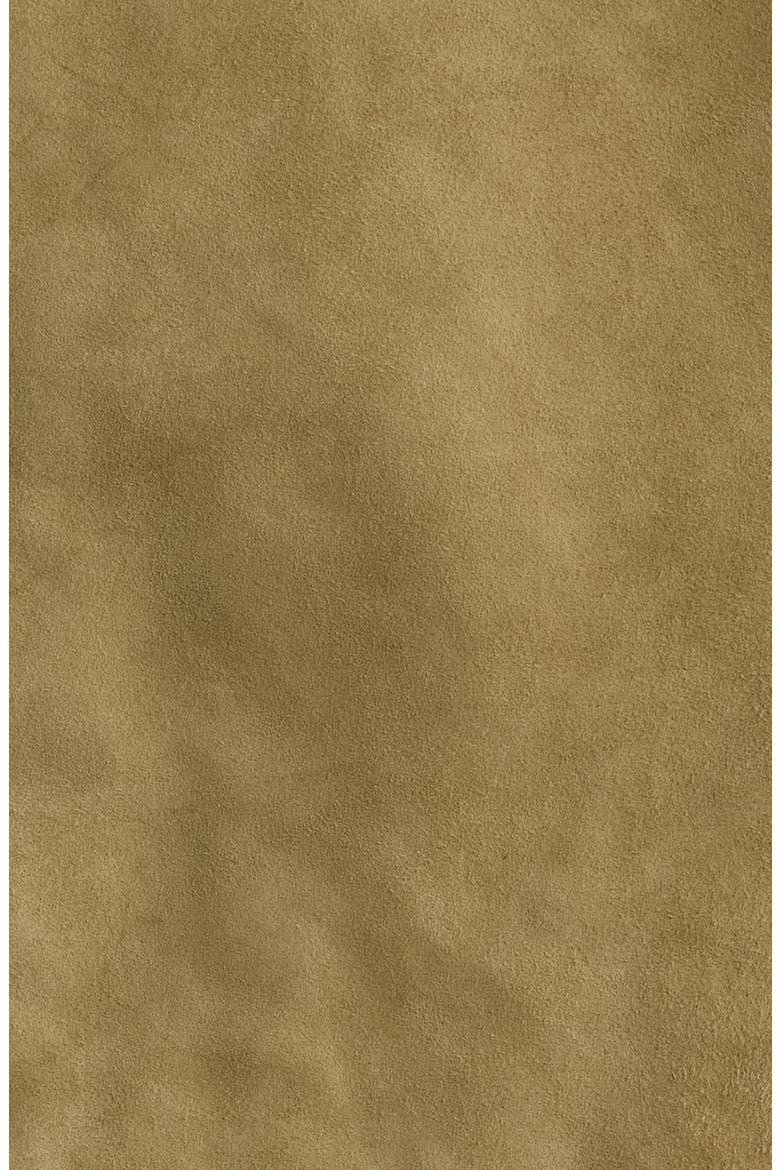Morten Suede Bomber Jacket, Alternate, color, OLIVE GREEN