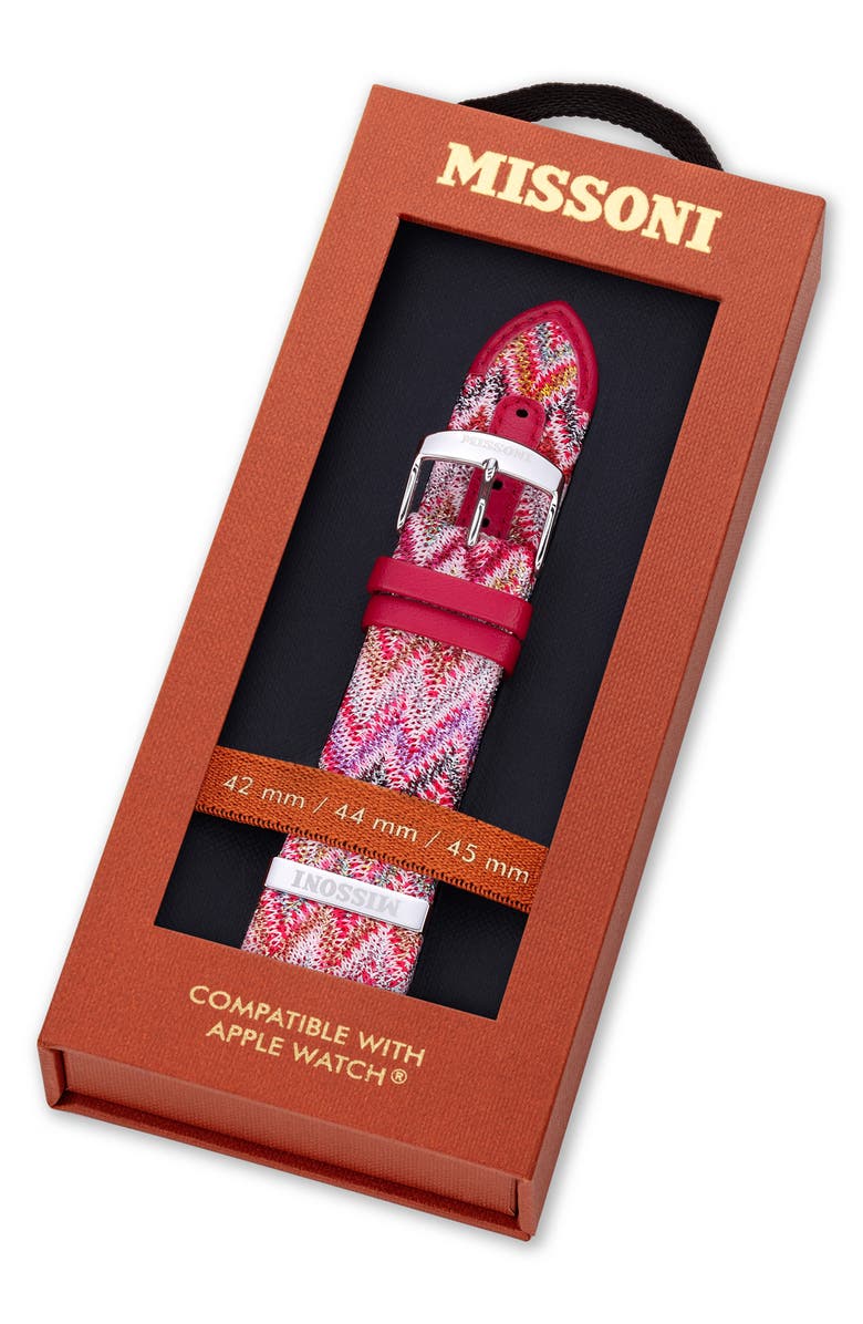 Missoni Authentic Zigzag Knit 24mm Apple Watch<sup>®</sup> Watchband, Alternate, color, 