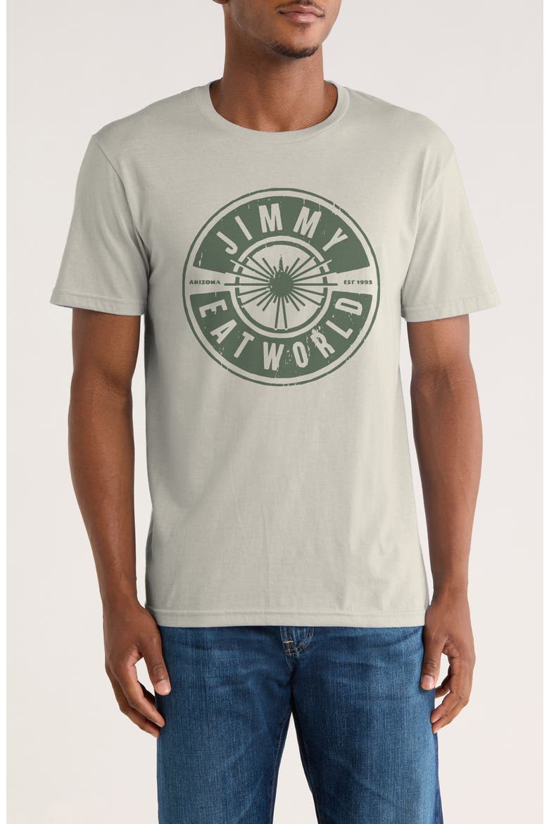 Jimmy Eat World Emblem Graphic T-Shirt, Main, color, NATURAL