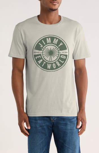 Monster Digital Jimmy Eat World Emblem Graphic T-shirt In Brown
