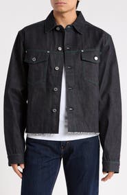 PURPLE BRAND Cutoff Denim Jacket