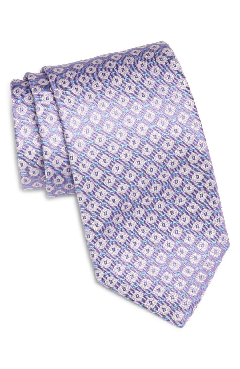 Canali Medallion Silk Tie, Main, color,