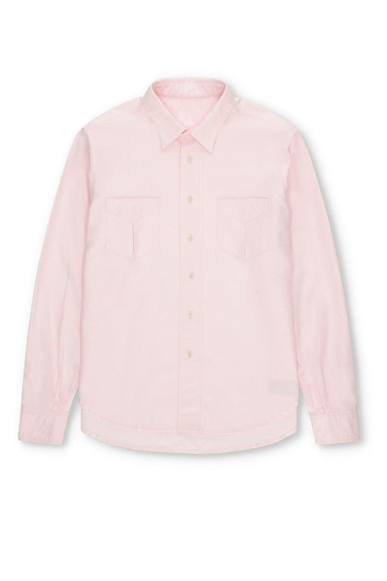 Osumi Cotton Oxford Shirt, Main, color, PINK