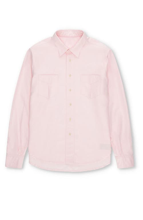 Fortela Osumi Cotton Oxford Shirt In Pink