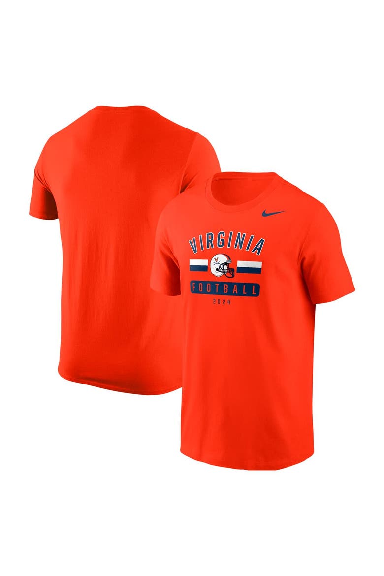 Men's Nike  Orange Virginia Cavaliers 2024 Football Fan T-Shirt, Main, color, Orange