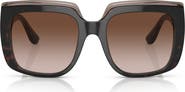 Dolce&Gabbana 54mm Gradient Square Sunglasses