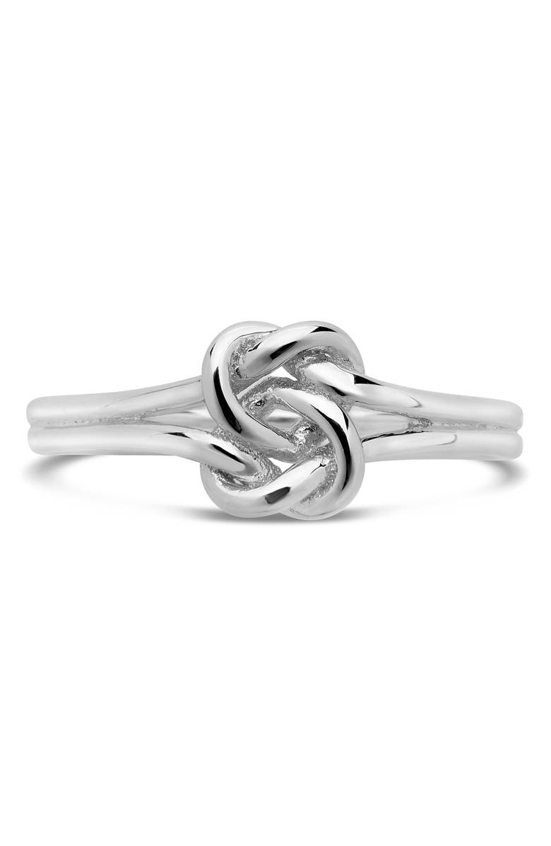 Sterling Forever Sterling Silver Knot Ring, Alternate, color,