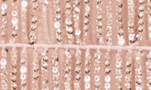 Endless Rose Sequin Tassel Midi Skirt In Pink